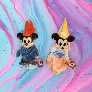 Minnie & Mickey Mouse large ceramic figurines